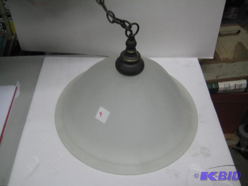 lot 9 image: New display model hanging light approximately...