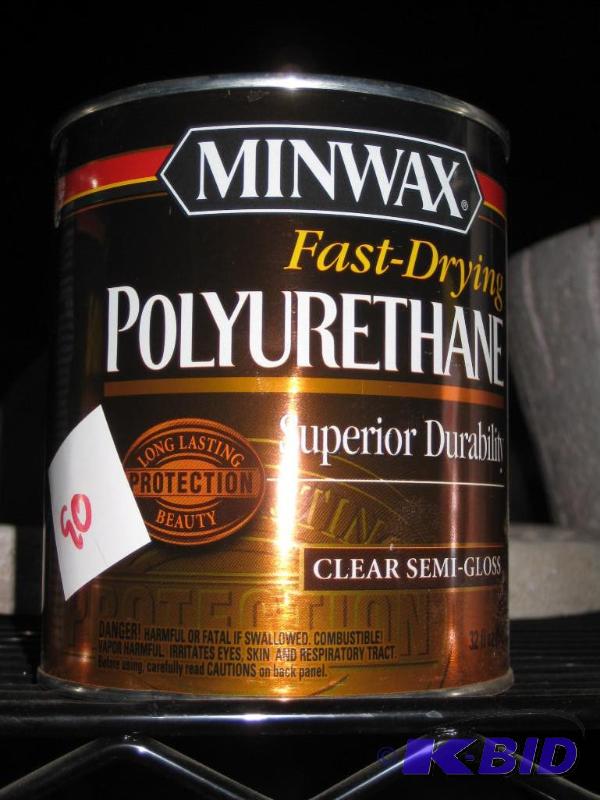 lot 90 image: New cam Minwax brand fast drying poly urethan...