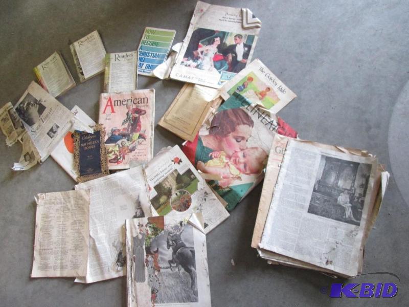 lot 127 image: Lot of vintage amgazines and books...