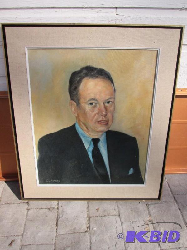 lot 137 image: framed print 27 x 30...