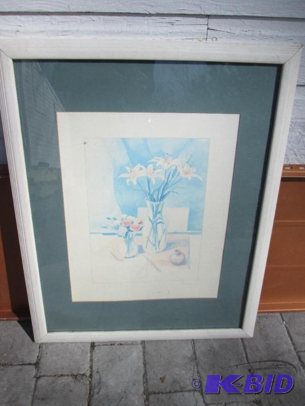 lot 138 image: Framed print, 25 x 31...