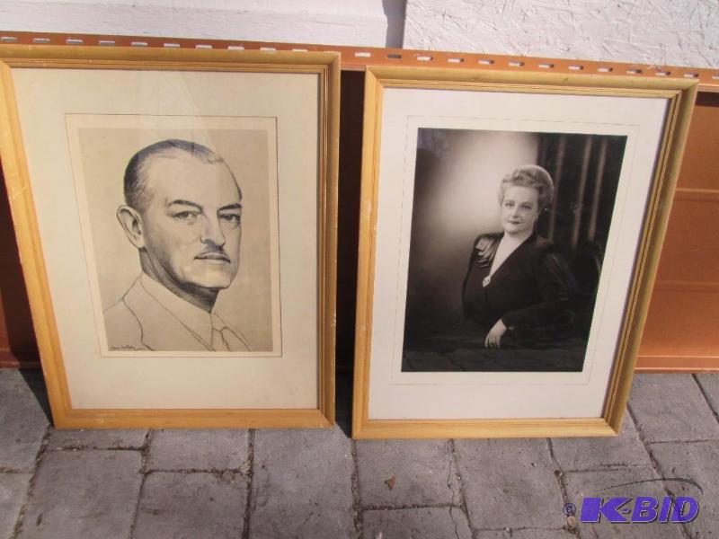 lot 139 image: Framed print, 16 x 20...