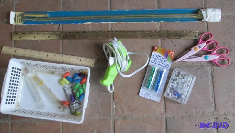 lot 155 image: Lot of craft and hardware supplies...