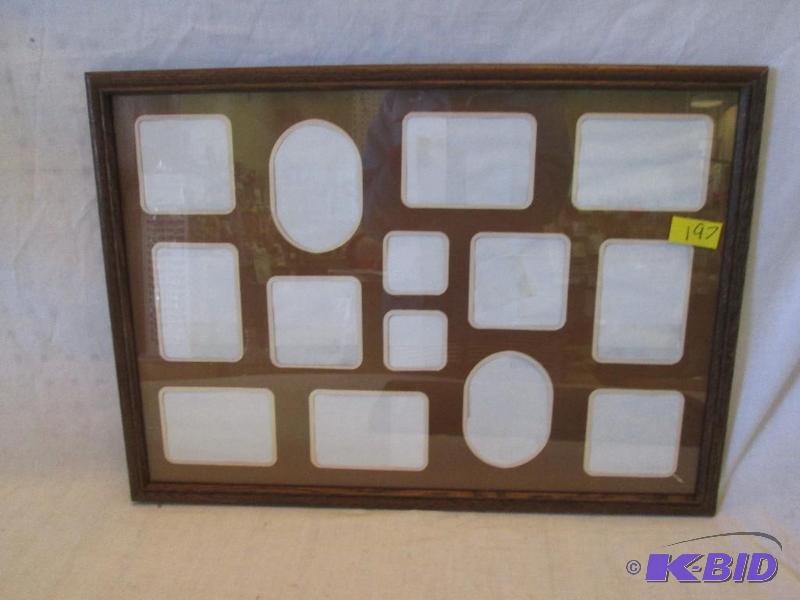 lot 171 image: Multi picture frame, 15 x 21"...