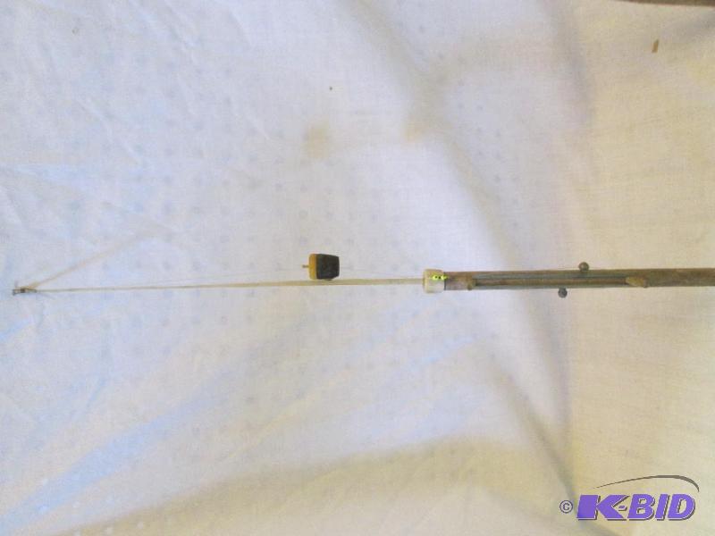 lot 195 image: vintage fishing pole...