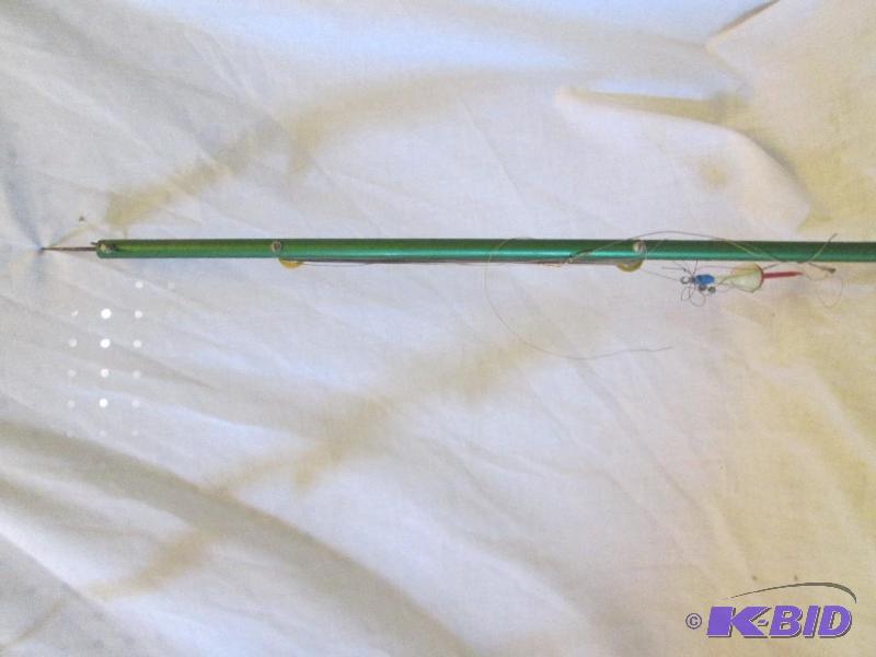 lot 198 image: vintage spear fishing pole...