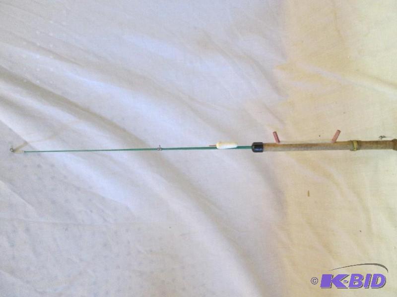 lot 202 image: vintage fishing pole...