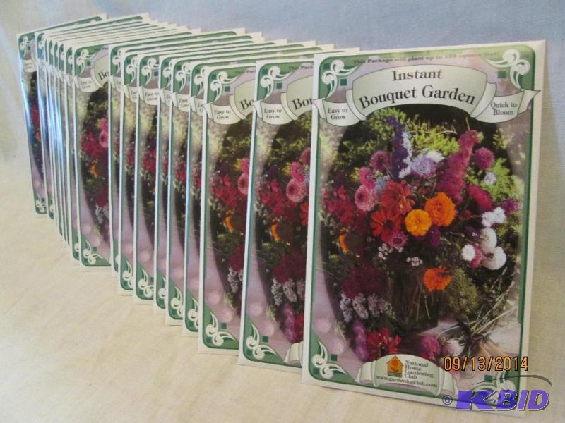 lot 46 image: Lot of 20 Instant Boutique Garden Seeds Packe...