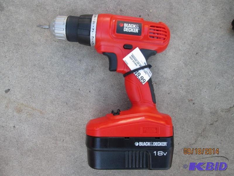 Black And Decker cordless drill with battery New Tools