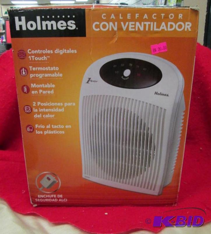 lot 57 image: Holmes Fan-forced heater...