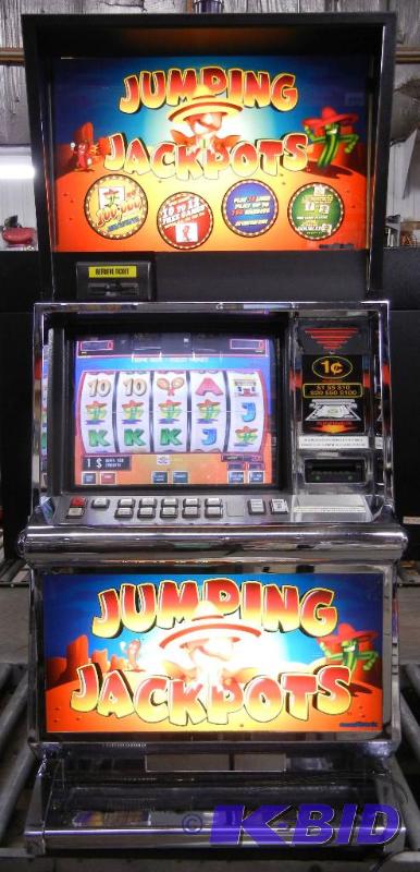 lot 1011 image: ATRONIC CASHLINE JUMPING JACKPOTS VIDEO SLOT MACHINE