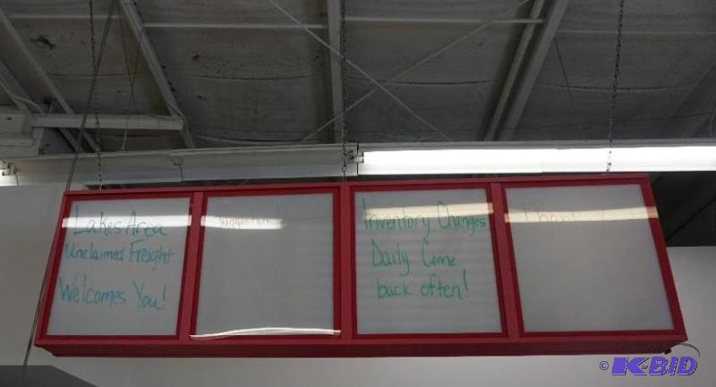 lot 110 image: Hanging Electronic Retail Display Sign Measur...