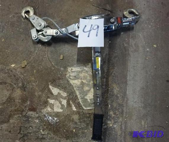lot 49 image: Manual Come a LongWinch In Good Condition...