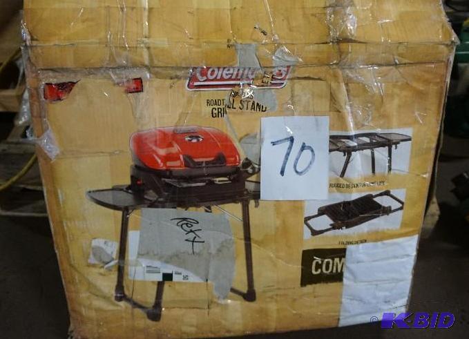 lot 70 image: Coleman Brand Portable Grill TableStand New ...