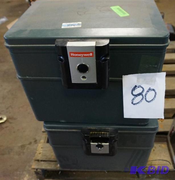 lot 80 image: Lot of   - 2 SafeStorage Boxes Missing ...