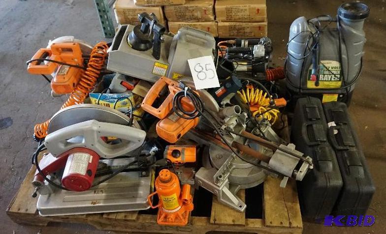 lot 85 image: 1 Lot Consisting of Pallet of Power Tools In ...
