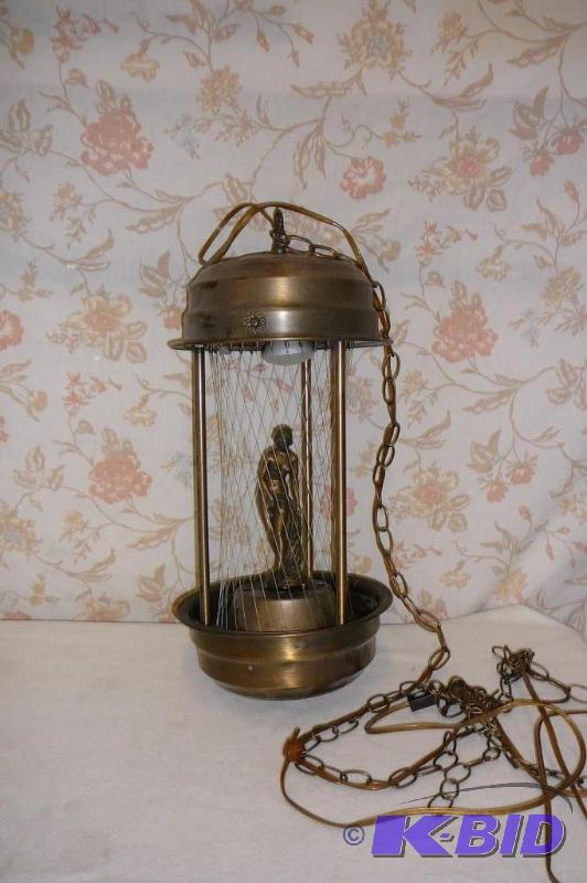 Vintage Oil Lamp 20&quot tall...