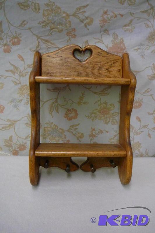 Oak Shelf 13&quotw x 5 12d x 19h...