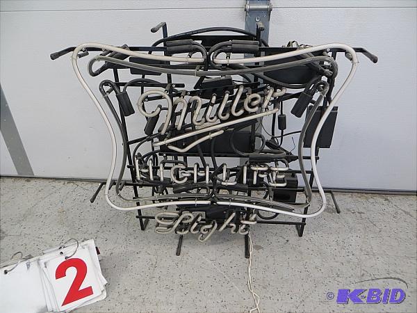 lot 2 image: Miller High Life Light Neon