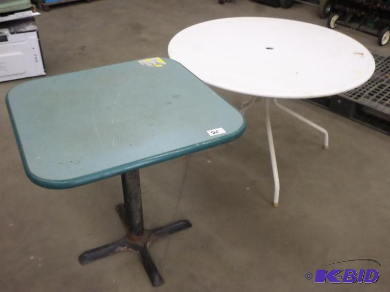 (1) Patio &amp (1) Bar Tables...