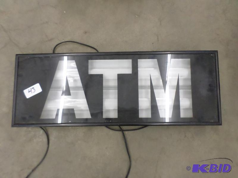 10&quotx24&quot Lighted ATM Sign...