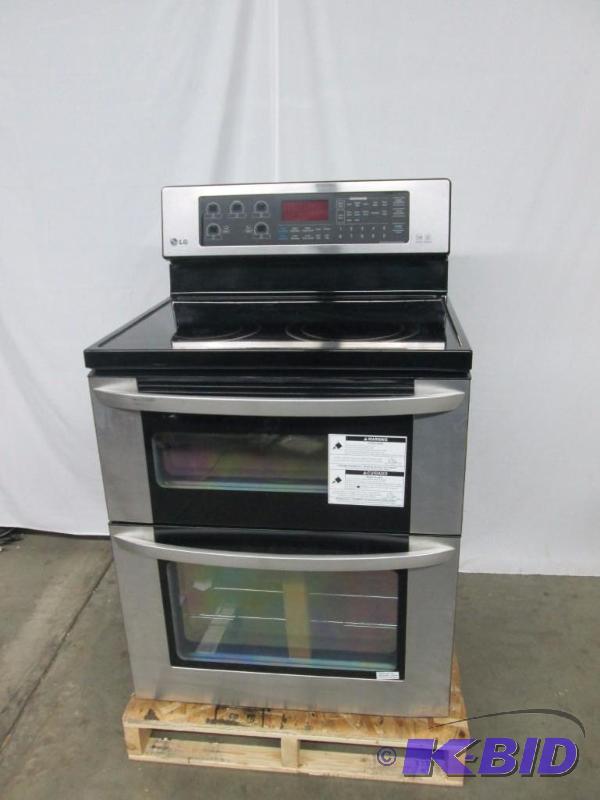 LG 6.7 CU. FT. CAPACITY ELECTRIC DOUBLE OVEN RANGE WITH INFRARED GRILL
