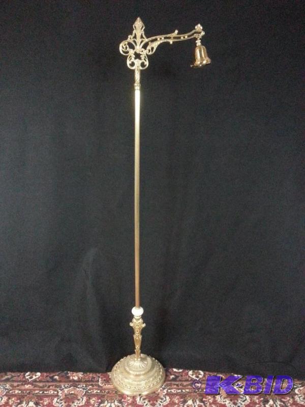 Vintage Ornate Bridge Floor Lamp