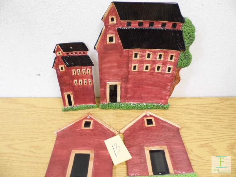 Barn Tray, 2 Trivets & Spoon Rest