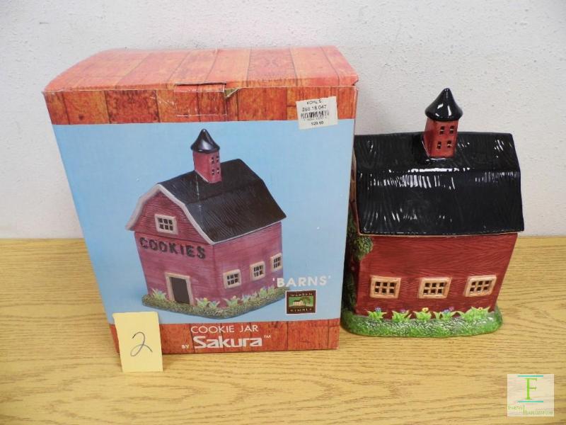 Barn Cookie Jar