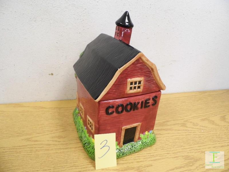 Barn Cookie Jar