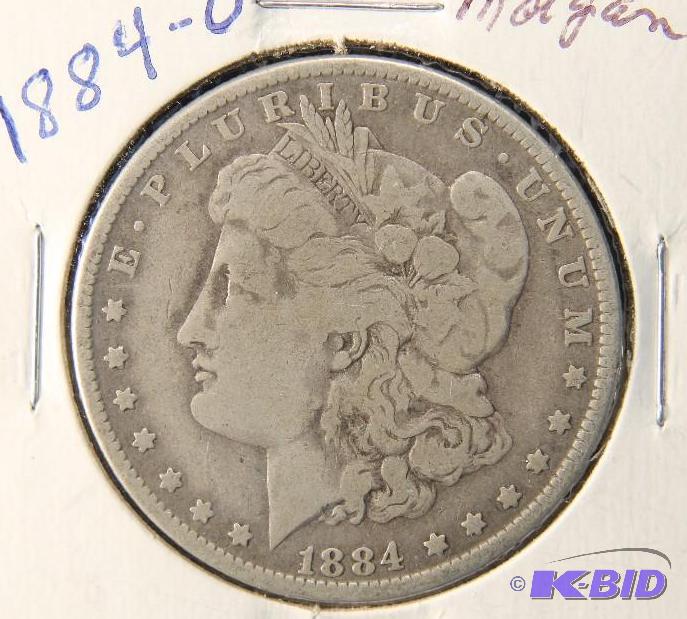 1884 O MORGAN SILVER DOLLAR
