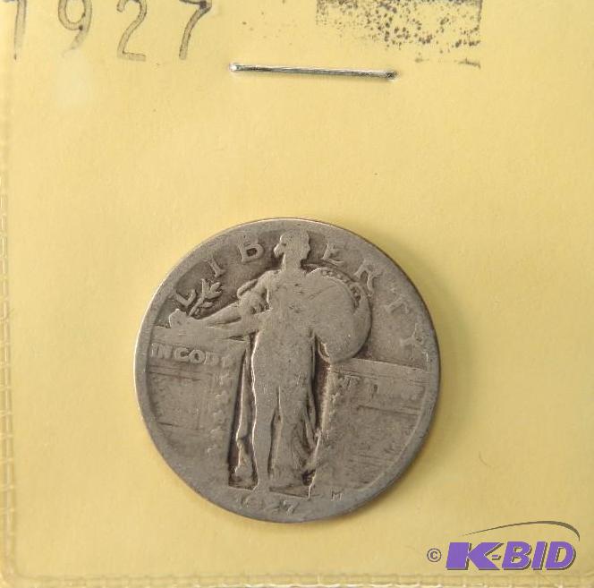 1927 STANDING LIBERTY SILVER QUARTER