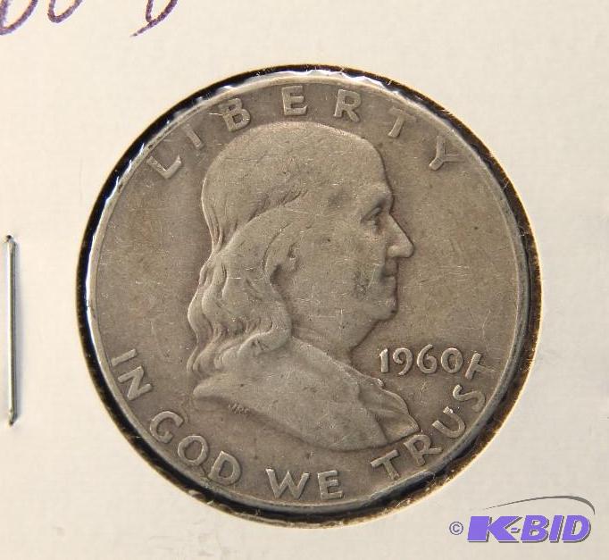 1960-D FRANKLIN SILVER HALF DOLLAR