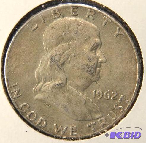 1962-D FRANKLIN SILVER HALF DOLLAR
