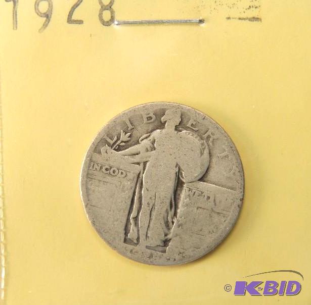 1928 STANDING LIBERTY SILVER QUARTER