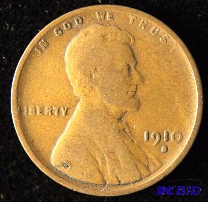1910 S LINCOLN WHEAT CENT VG BETTER DATE COIN