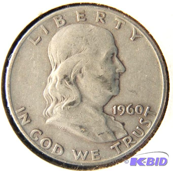 1960-D FRANKLIN SILVER HALF DOLLAR