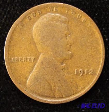 1912 LINCOLN WHEAT CENT