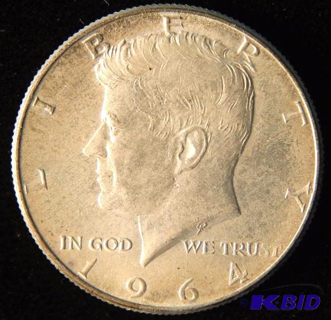 1964 KENNEDY SILVER HALF DOLLAR
