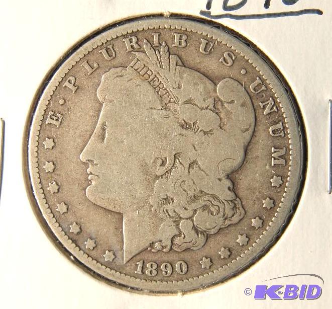 1890-O MORGAN SILVER DOLLAR
