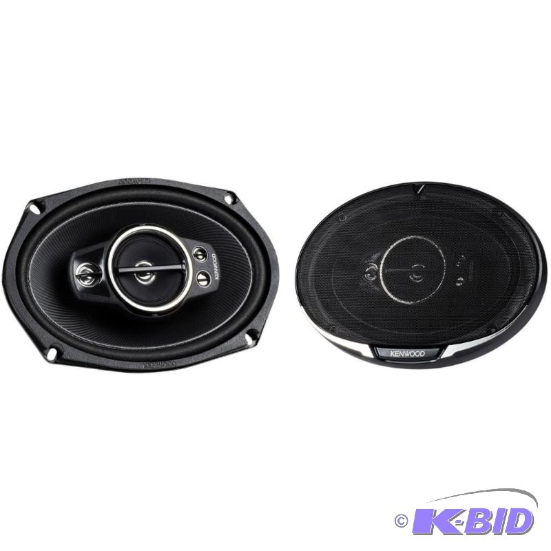 lot 25 image: Kenwood KFC-6995PS 6 x 9 Inches 5-Way 650W Speakers, Set of 2