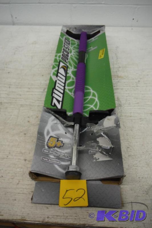 lot 52 image: ZUMU Pogo Stick (purpleblack)