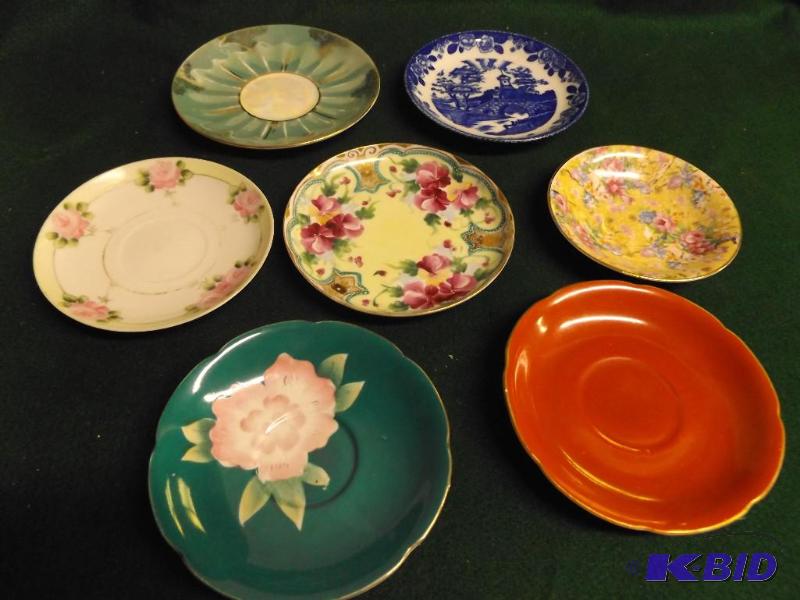 lot 115 image: Decorative saucer plates, no cups...