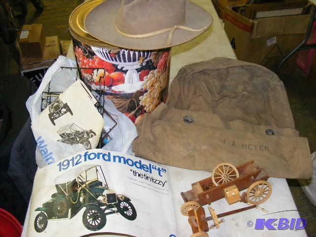 lot 199 image: 1912 Ford Model T model parts, Champ Cowboy h...
