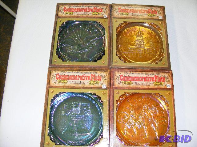 lot 216 image: Commemorative plates, American Bicentennial C...