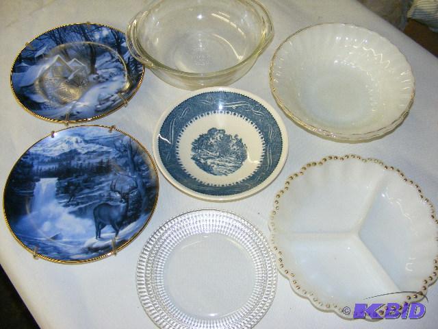 lot 223 image: decorative plates and serving dishes...