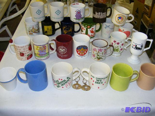 lot 248 image: large lot of coffee mugs...
