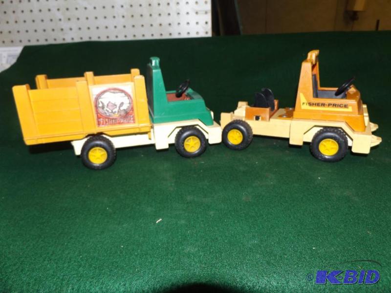 lot 3 image: Fisher Price Toy Trucks...