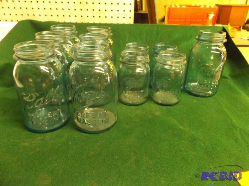 lot 42 image: Canning Jars, pint and quart...