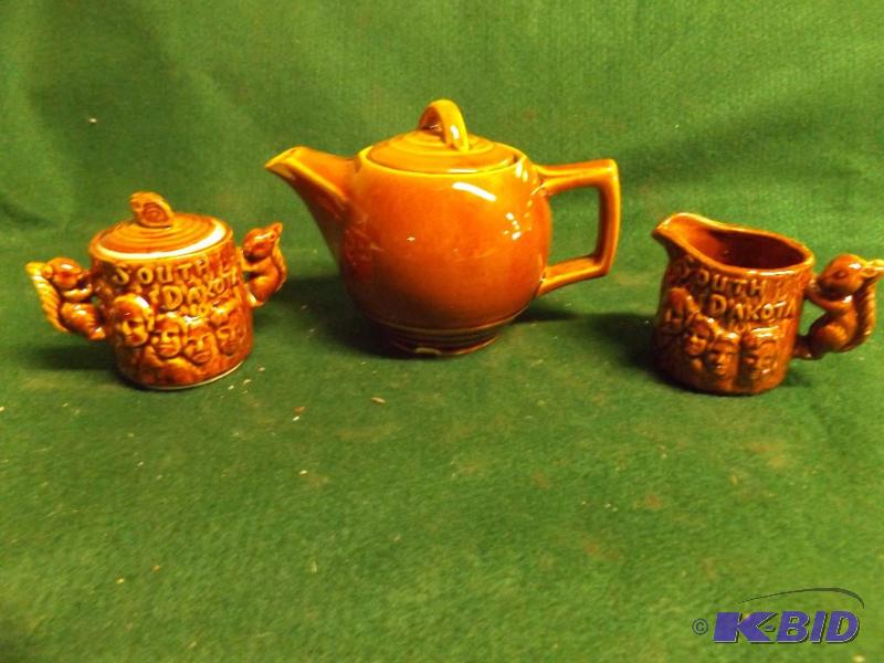 lot 48 image: South Dakota Cream and Sugar Set, made in Jap...